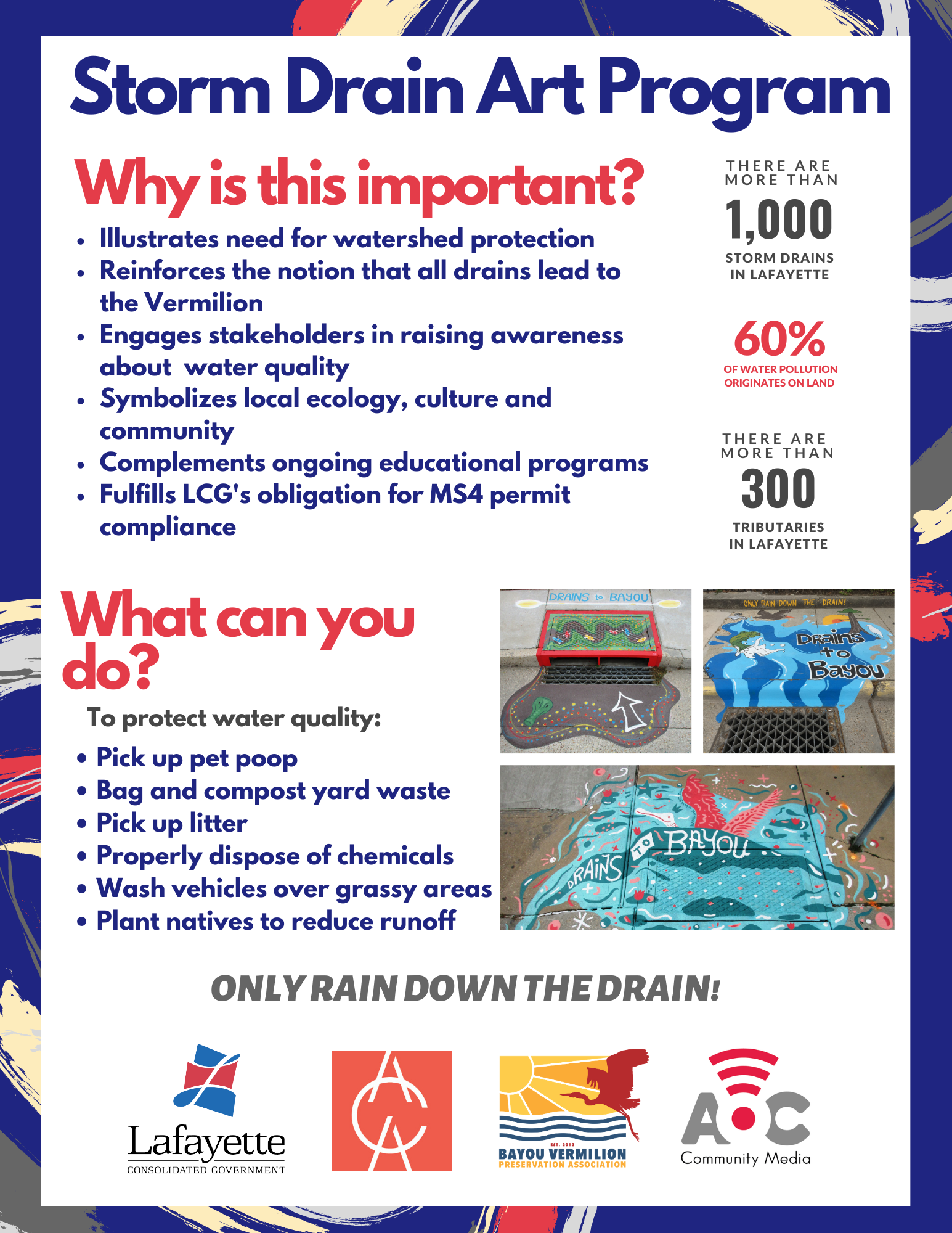 Storm Drain Art Flyer