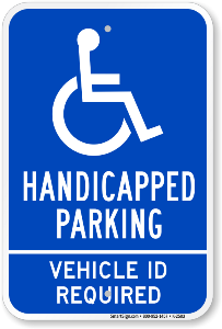 Handicapped Parking Sign