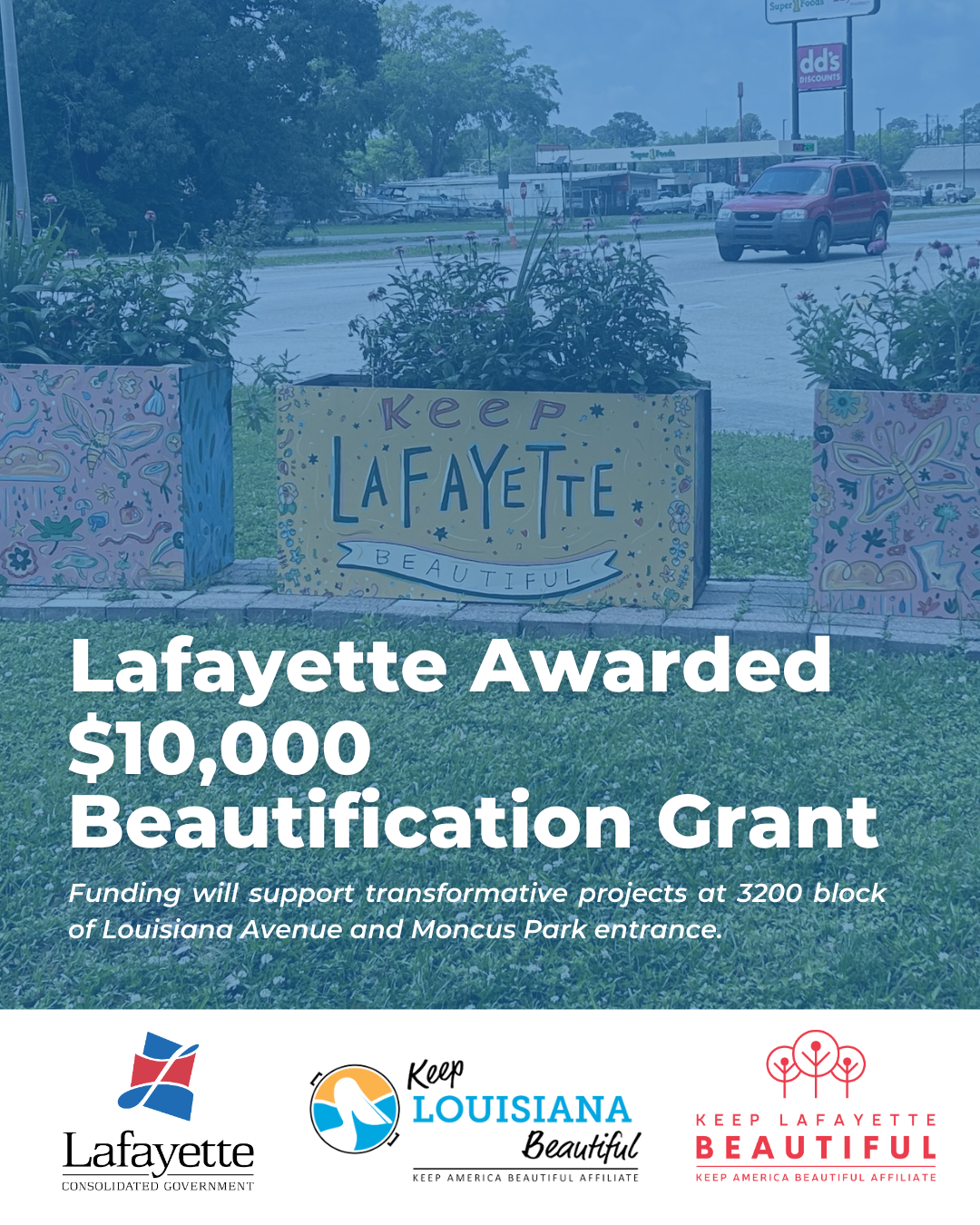 Beautification Grant KLB Social Graphic