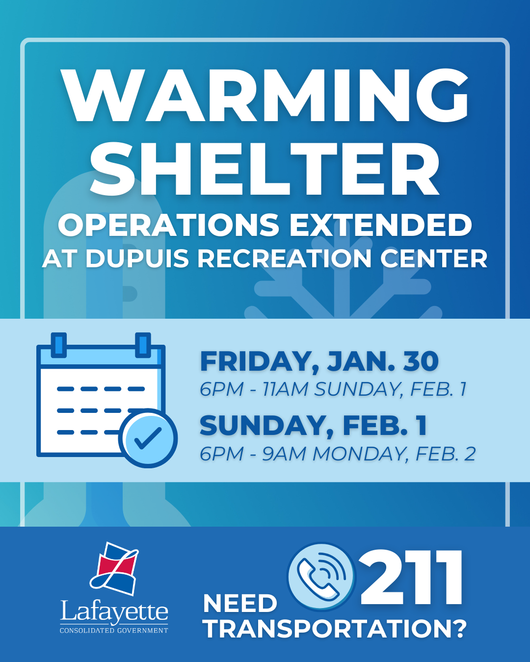 Warming Shelter Extended