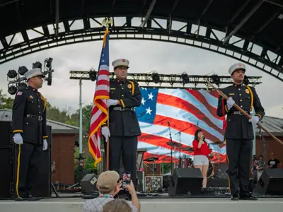 Honor Guard with American Flag
